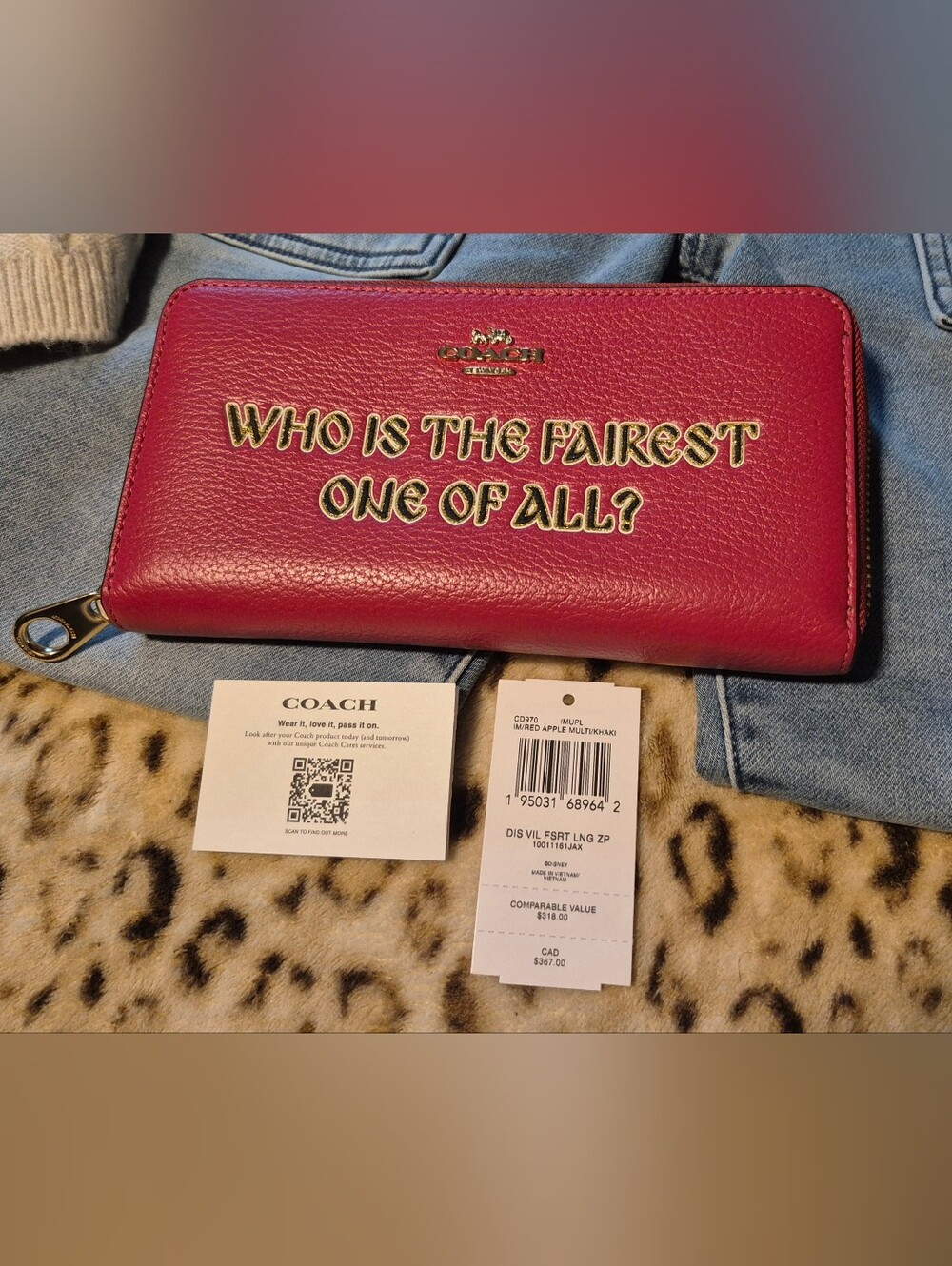 RARE Disney COACH Wallet